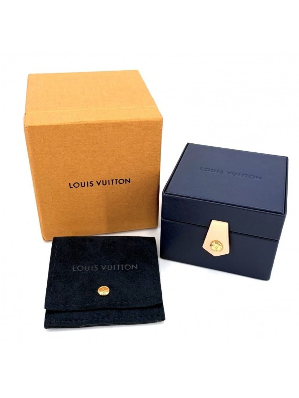 Louis Vuitton Necklace Pendentif Empreinte 18k WG 750 White Gold - Picture 9 of 9
